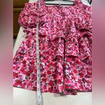Zexxxy Women's Floral Pink Long Sleeves Ruffle Dress Size XL NWT Photo 13
