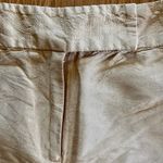 Hugo Buscati Designer Tan Silk Formal Pants Womens 6 Photo 4
