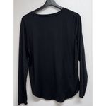 Hue Womens Christmas Holiday Pajama Top Size S Flamingo Snowman Bicycle Black Photo 2