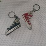 Converse Red and Black Sneaker Keychains Photo 3