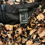 Forever 21 Mini Dress Lace Up Floral Short Ruffle Sleeve Lined (Small) Photo 3