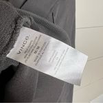 Vince  Women's Raw-Edge Smoke Hoodie Dark Grey Photo 9