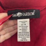 Sag Harbor  Red Straight Leg Pants Size 14 Photo 4