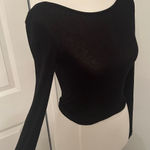 Urban Outfitters Cutest  Black Long Sleeve Top Photo 0