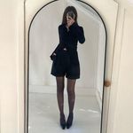 TOTEME Totéme Lluc Bermuda Short in Black Size S Retail $385 Photo 2