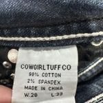 Cowgirl Tuff Co. Womens Size 28 Western Jeans Embellished Studded Denim Pants Blue Photo 6