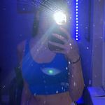 Arie Blue Crop Tank Size M Photo 1