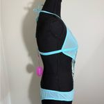 Avidlove Blue Lace Chemise with Plunging Neckline and Side Ties Photo 5