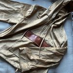 STAUD  Brown Suede Pullover Outterwear W Leather Pouch Pocket Photo 0