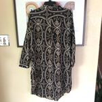 Haute Hippie  Ginny Dress M NWT Black w/ palm trees Photo 8