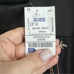 Connected Apparel Floral Embroidered Black Dress NWT Women's Size 12 Photo 4