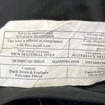 Escalier Black Duck Down Quilted Full Zip Snap Button Puffer Parka Coat Jacket M Size M Photo 4