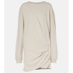 Isabel Marant  Etoile Pipper Dress in Ecru 38 New Womens Mini Sweatshirt Photo 9