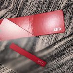 None Red size medium black knit open cardigan Photo 4