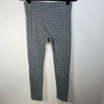 Colsie Women's Ribbed Leggings Gray Cotton Stretch Pull Photo 8