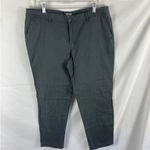 Woolrich  Grey Cropped Pants Size 12 Photo 0