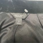 Vera Wang Simply Vera  Womens Sequin Black Pencil Skirt Sz M Photo 4