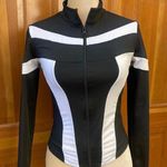Lavishly Paris NWT, striped lightweight zip up sport jacket Photo 1