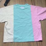Teddy Fresh  large colorblock tee shirt Photo 0