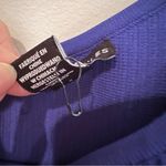 Sincerely Jules Stretch Knit One Shoulder Dress Women's Large Royal Blue Spandex Photo 5