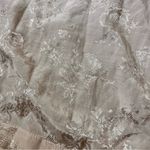 Gunne Sax Scott McLintock Vintage Light Pink Floral Lace Long Sleeve Dress Photo 8