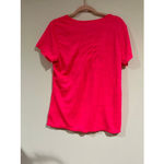 Athleta Woman’s reebok short sleeve athletic shirt pink XL Photo 4