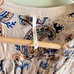 Free People ‘Just The Two Of Us’ Paisley Peachy-Pink Tunic Dress Womens … Photo 7