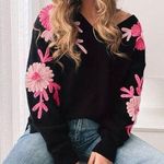 Black Floral V Photo 0