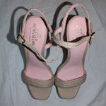 Antonio Melani  X Style Bungalow Jute Platform Heels W9 Pink/Beige Photo 3