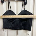 Sincerely Jules  black satin bra top Photo 6