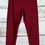 Athleta Size 1X Red - Metallic Ultra High Rise Elation Shine Tight Leggings Photo 0