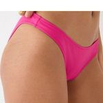 J.Crew Bright Pink 1989 Heritage Bikini Bottom Cheeky Medium Vacation High Leg Photo 0