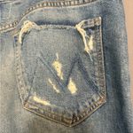 MOTHER The Sinner Distressed Ankle Jeans in Colour Ice Cream, You Scream Blue Size 31 Photo 5