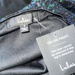 NWT LULUS Sparkling Aura Iridescent Green Sequin One Photo 6