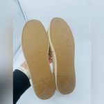 Prada Gold leather logo embroidered accent slide espadrille sandal EU 39 Photo 7