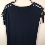 Sincerely Jules NWT  Women’s Black Shoulder Lace T-Shirt Dress Photo 4