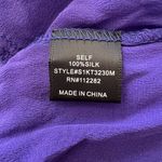 Greylin  silk purple scoop neck pocket tank top Photo 5