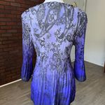 Dress Barn Witchy Purple Ombré Blouse Photo 4
