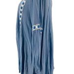 En Crême En Creme Chambray Long Sleeve Lace Dress Womens Medium Photo 2