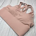 Women’s Sports Bra Small New‎ Removable Pads Strappy Back Pink Photo 2