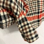 Free People  Womens Shorts Orange Black Plaid Mayfair Pleated Zip Front Size 10 Photo 9