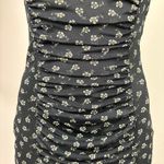 Daisy Street Black Floral Print Spaghetti Strap Sleeveless Bodycon Mini Dress XS Photo 6