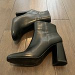 Gianni Bini Black Leather Booties Photo 0