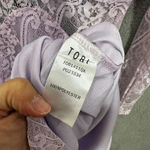 Tobi dress womens small purple floral lace long sleeve bodycon sexy club party Photo 6