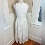Shoshanna  Christabella Dress White Lace Blogger Fave Farm or Beach Wedding Sz 6 Photo 5