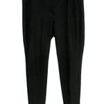 J.Crew Cameron High Rise Flat Straight Leg Stretch Trouser Pockets 0P Black Photo 12