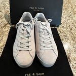 Rag and Bone NIB  Women’s Rb1 Low Top Suede Sneaker Off White  Photo 0