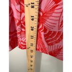 kourt Sienna Pink Orange Tropical Cropped Wide Leg Cool Cotton Relaxed Pants S Photo 2