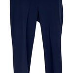 J.Crew Navy Blue Womens Slim Fit Trouser Dress Pants Women 4 Ankle Length Career Photo 0