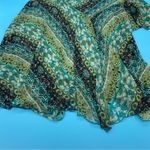 Lane Bryant  Floral V-Neck Faux Wrap Midi Dress Blue 16 Photo 5